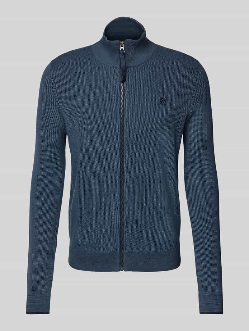 Lerros Gebreid vest met labelstitching