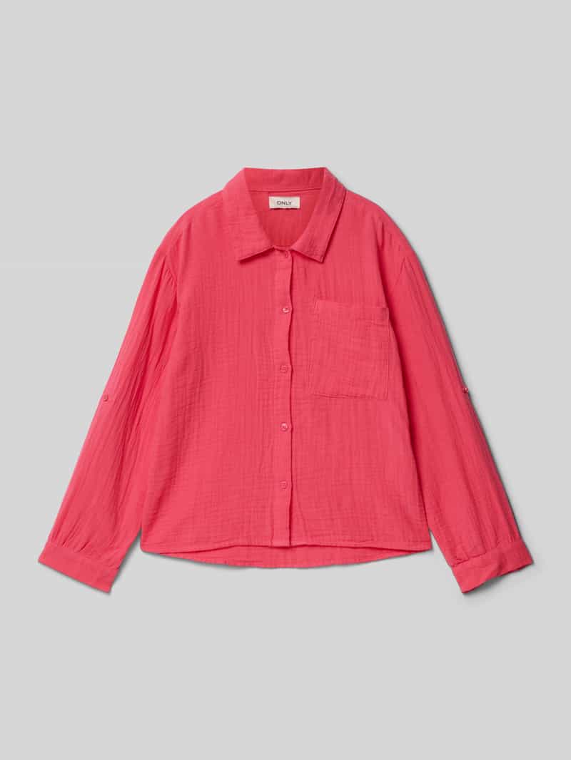 Only Regular fit overhemdblouse van puur katoen model 'THYRA