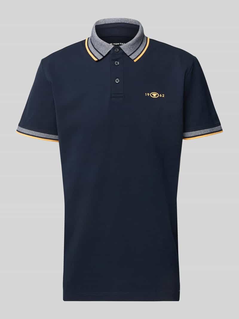 Tom Tailor Regular fit poloshirt met contraststrepen