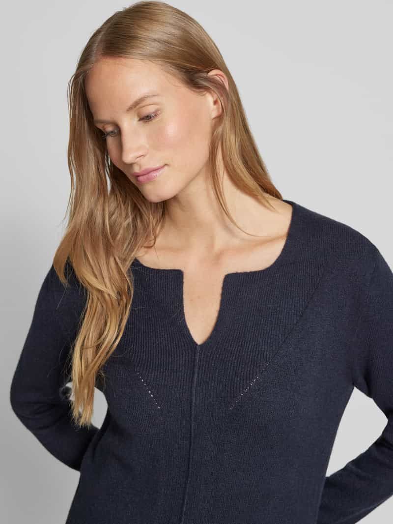 Tom Tailor Regular fit gebreide pullover met wol