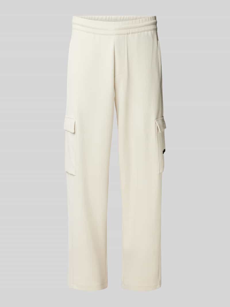 EA7 Emporio Armani Sweatpants met cargozakken