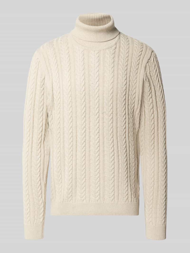 Jack & Jones Premium Gebreide pullover met kabelpatroon