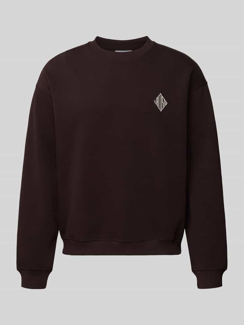 Lacoste Loose fit sweatshirt van katoenmix