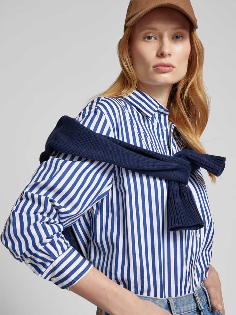Polo Ralph Lauren Regular fit overhemdblouse met kentkraag