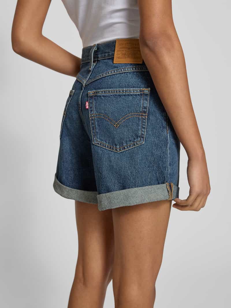 Levi's 300 Korte mom fit jeans met steekzakken