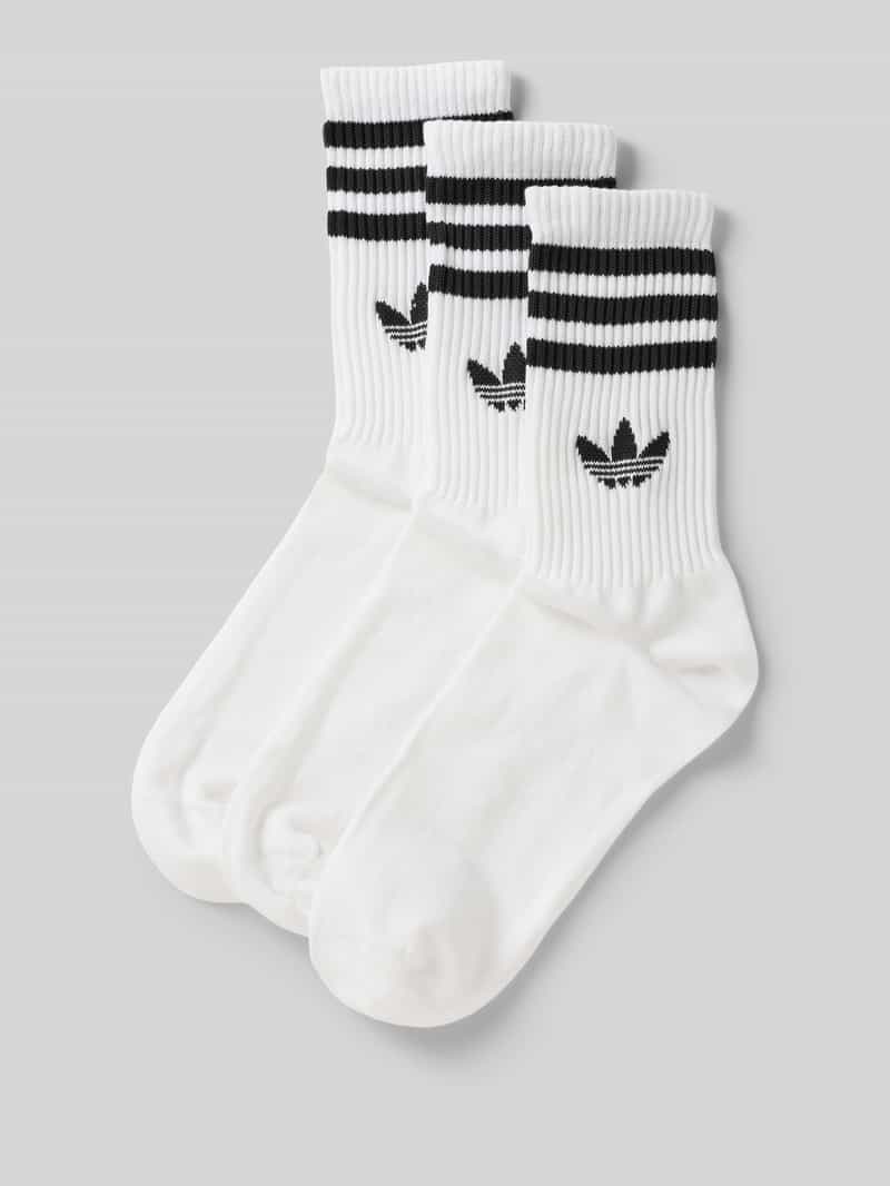 adidas Originals Sokken met labelprint in een set van 3 paar
