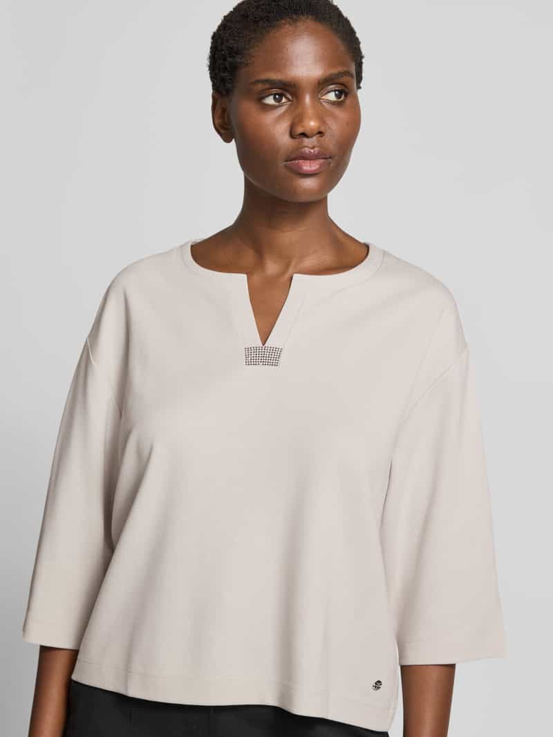 monari Sweatshirt met strass-steentjes