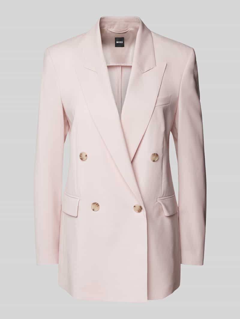 Boss Blazer met paspelzak op de borst