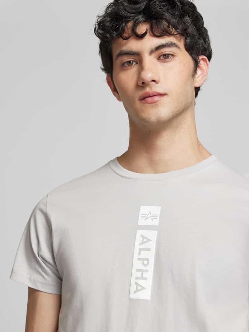 alpha industries T-shirt met labelprint