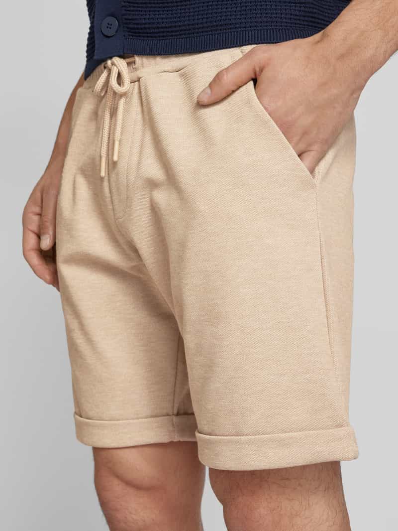 MCNEAL Korte regular fit broek met tunnelkoord