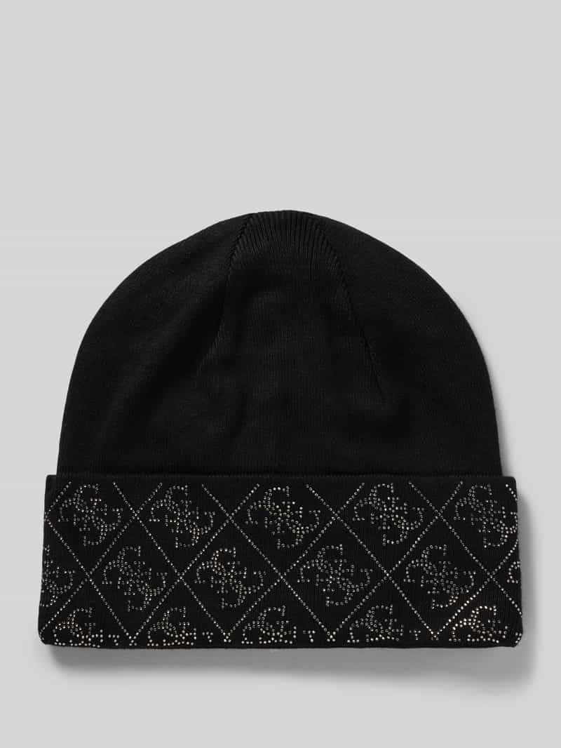 Guess Beanie met labeldetail model 'NORA'
