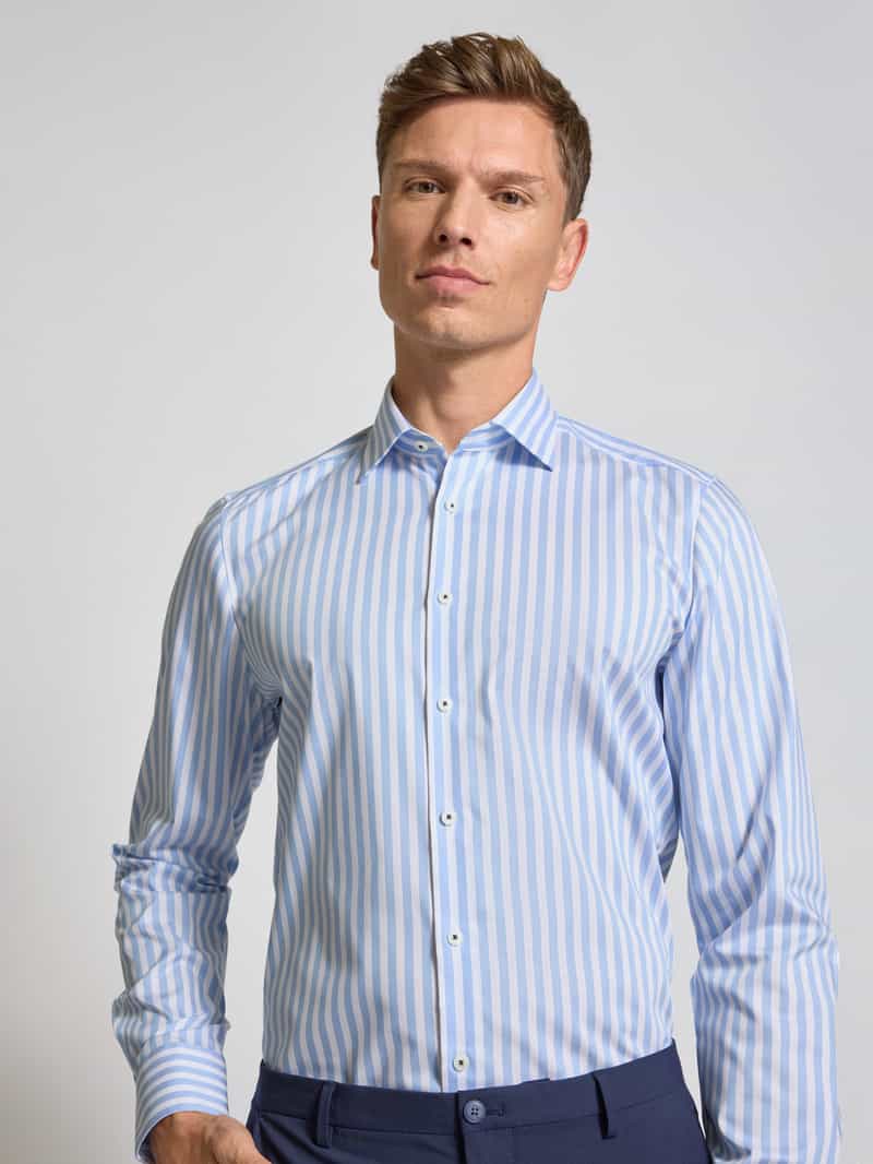 OLYMP Level Five Slim fit zakelijk overhemd met knoopsluiting
