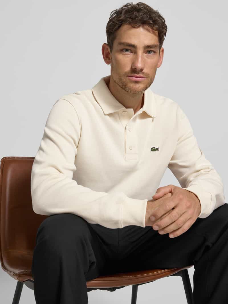 Lacoste Regular fit sweatshirt van puur katoen