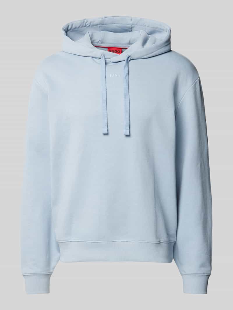 HUGO Oversized hoodie met labeldetail model 'Dapo'
