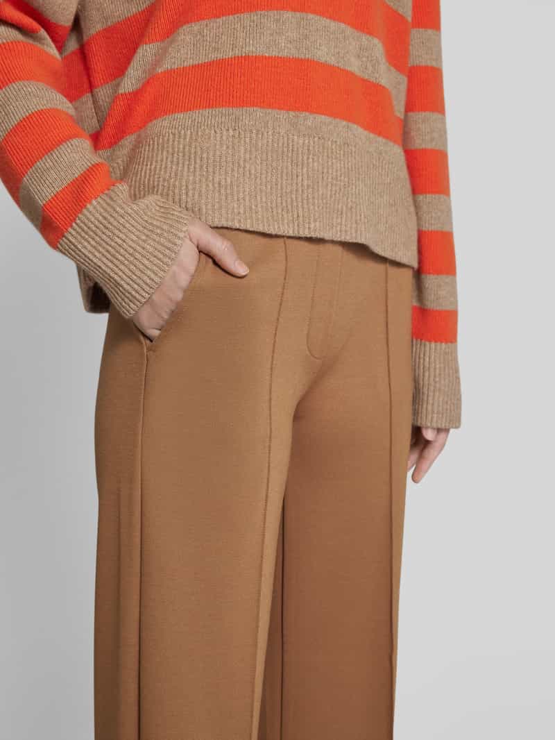 Smith and Soul Straight leg stoffen broek met vaste persplooien
