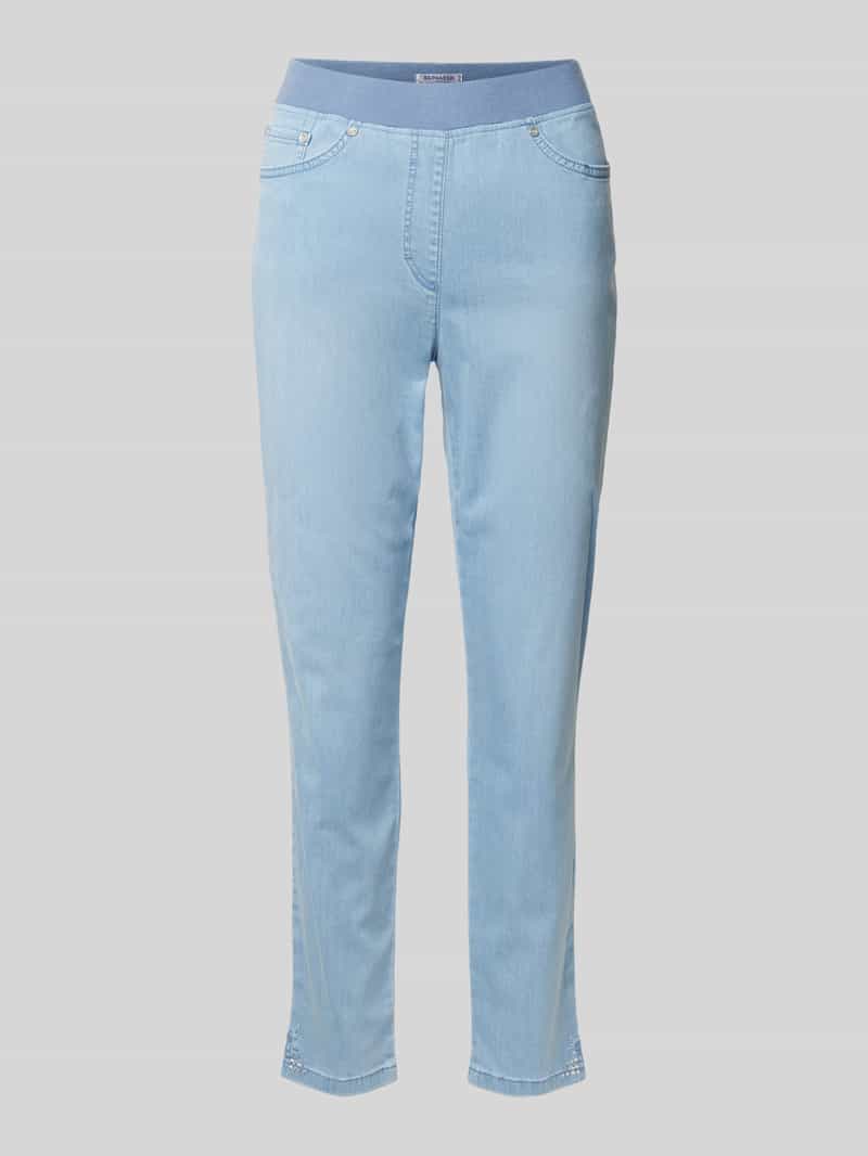 Raphaela By Brax Slim fit jeans met verkort model 'Pamina'