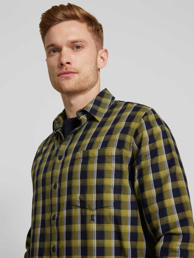 ARMEDANGELS Regular fit vrijetijdsoverhemd met labelstitching model 'NOAAMOS'