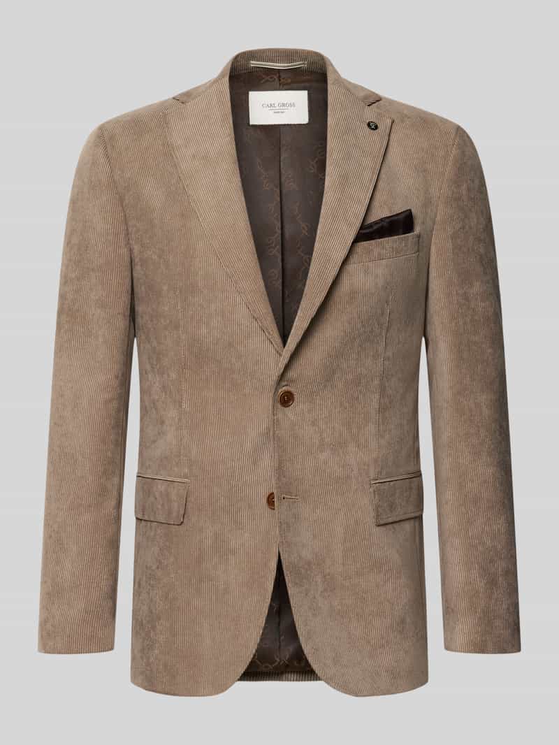 Carl gross Colbert met klepzakken en reverskraag model 'Theo'