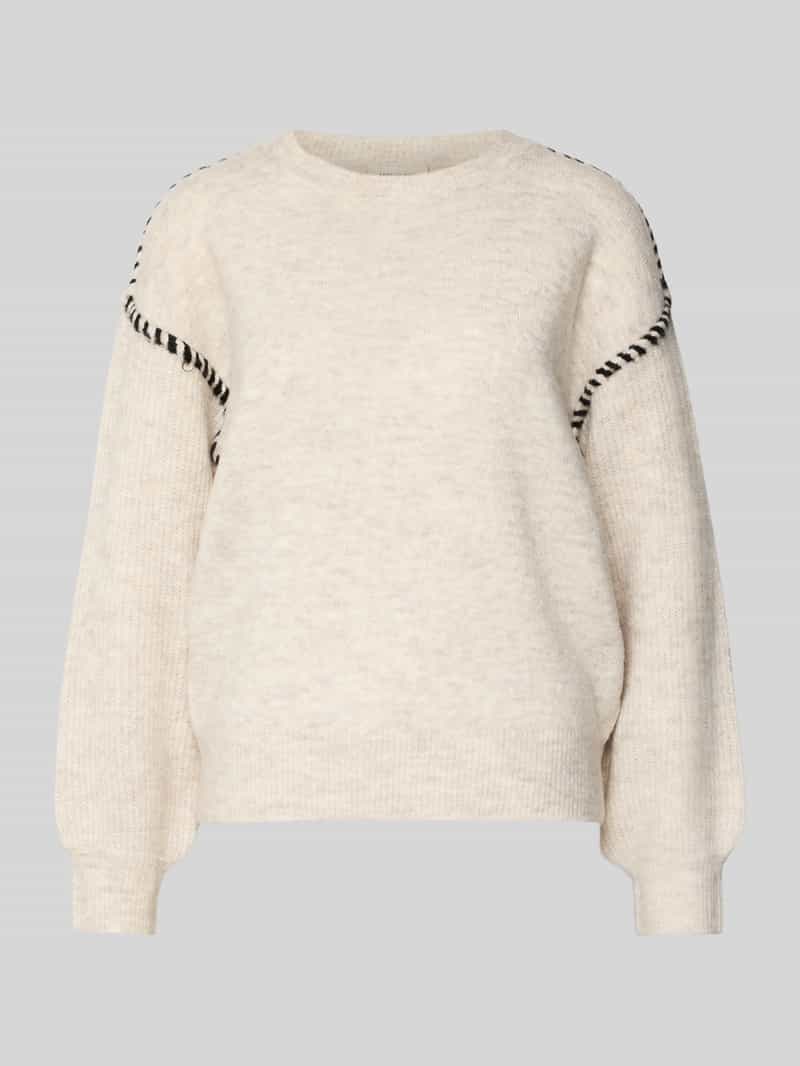 FREE QUENT Gebreide pullover met ronde hals model 'Kinlock'