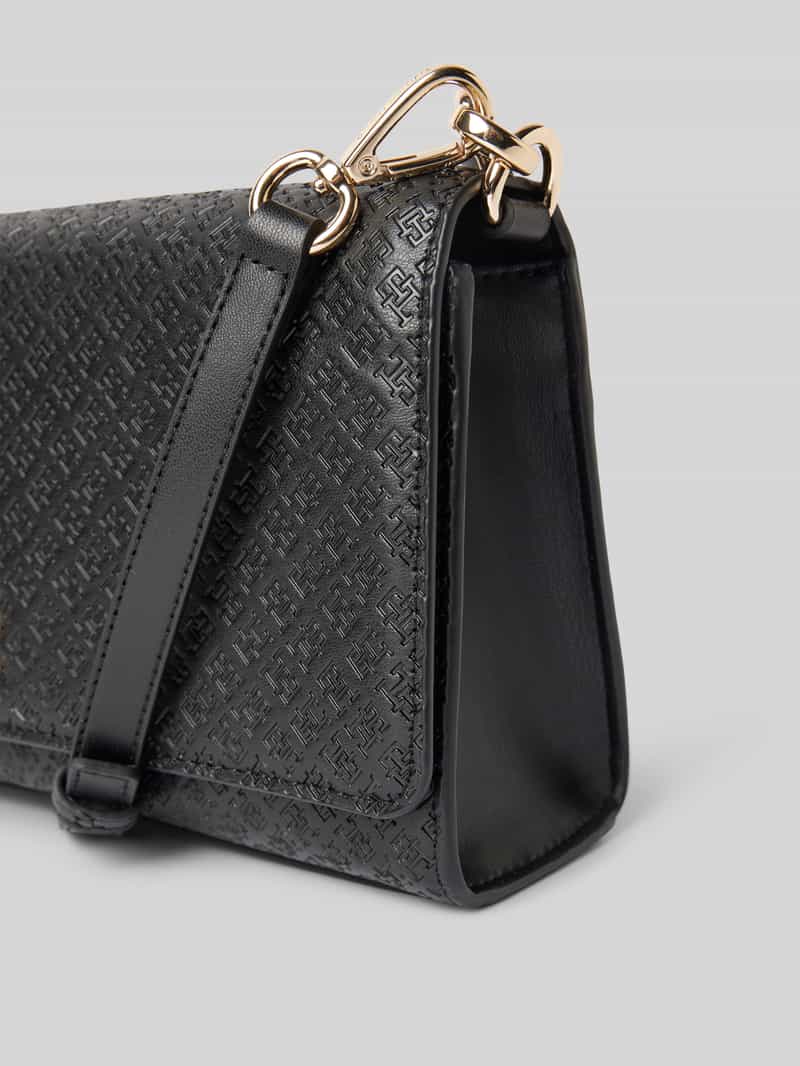 Tommy Hilfiger Schoudertas met structuurmotief met label model 'ETERNITY'