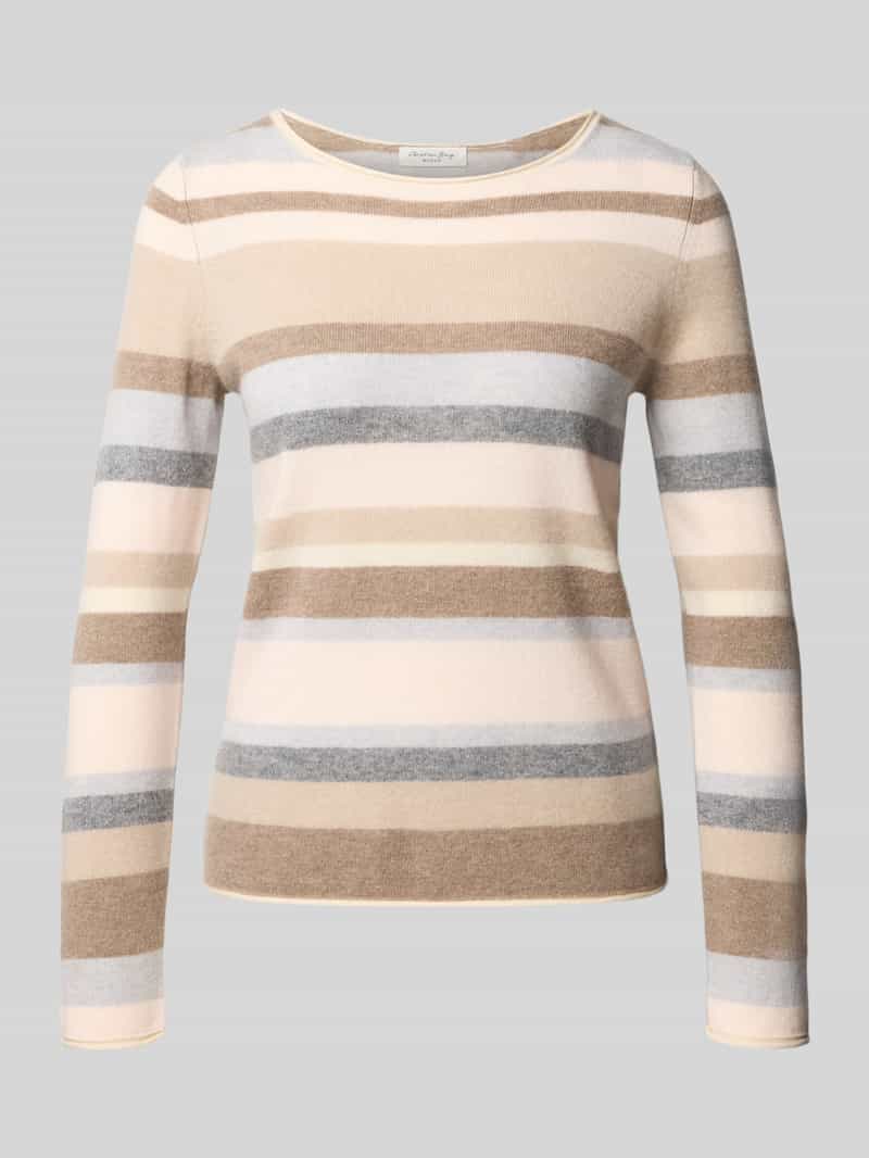 Christian Berg Woman Regular fit shirt met lange mouwen van puur kasjmier