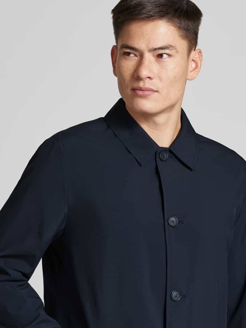 casual friday Shaped fit jack met strookzakken opzij