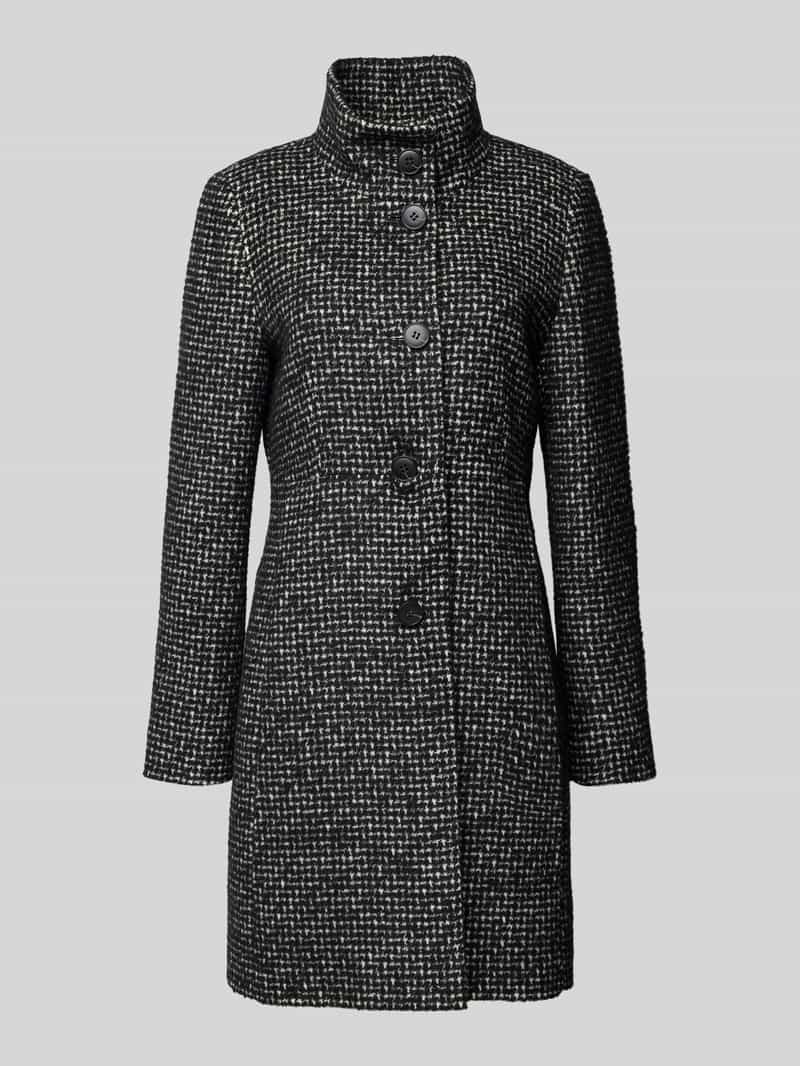 Fuchs Schmitt Lange jas met opstaande kraag en knoopsluiting