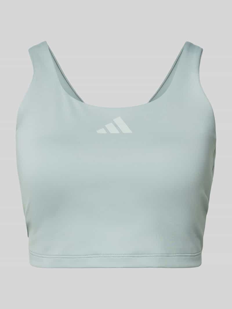Slim fit sport bh met logoprint