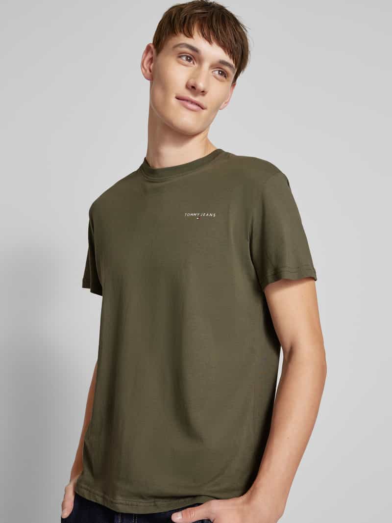 Tommy Jeans T-shirt met labelprint