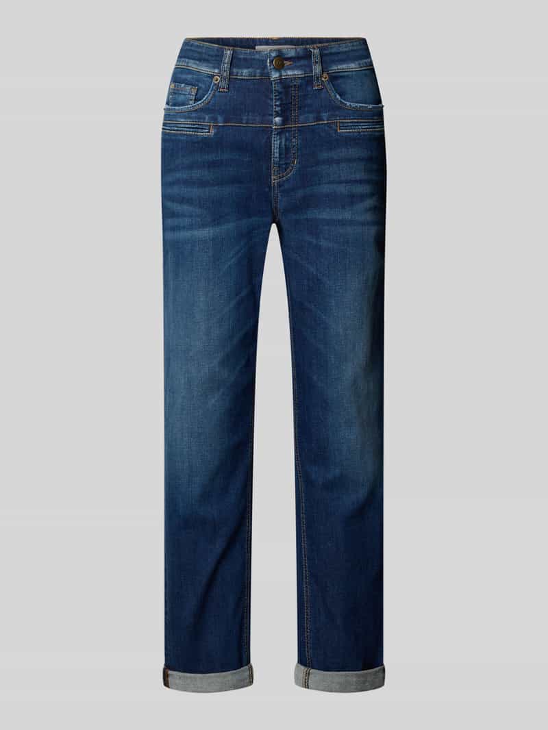 CAMBIO Mom fit jeans met paspelzakken model 'Pearlie'