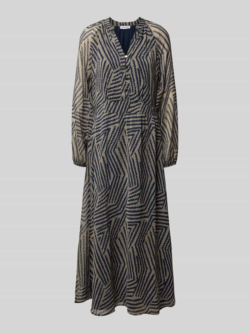 MORE & MORE Maxi-jurk met tuniekkraag