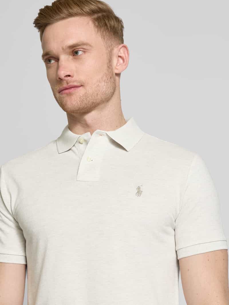 Polo Ralph Lauren Custom slim fit poloshirt van puur katoen