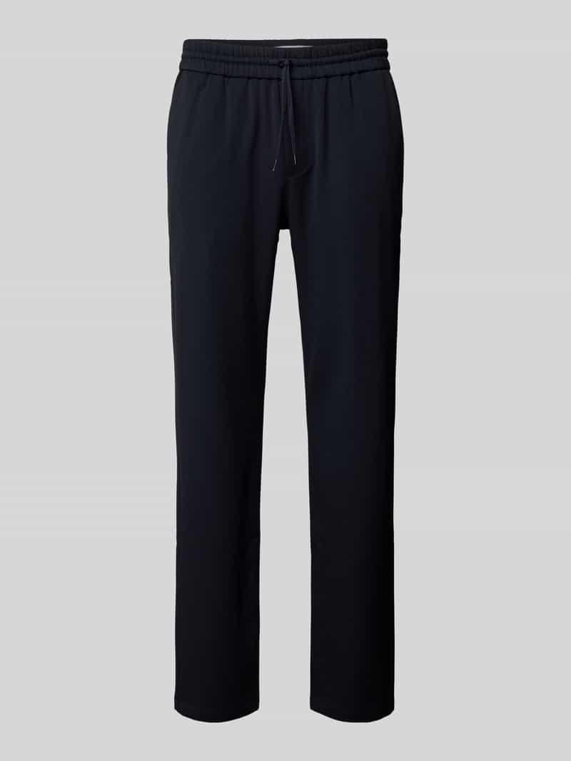 Les Deux Stoffen broek met elastische band model 'Patrick'