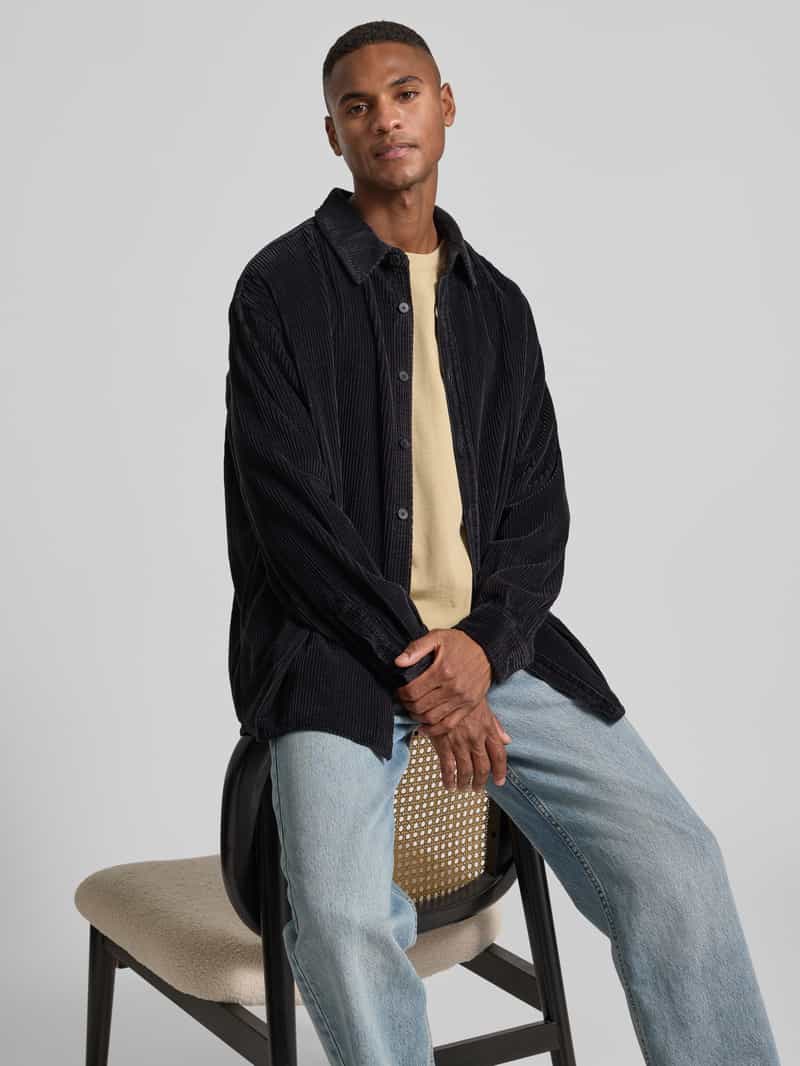 American vintage Relaxed fit vrijetijdsoverhemd van corduroy model 'PADOW'