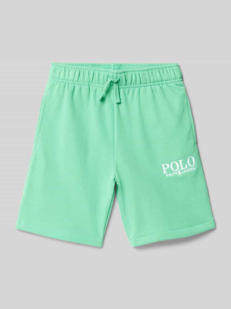 Polo Ralph Lauren Teens Korte broek met elastische band en labelstitching