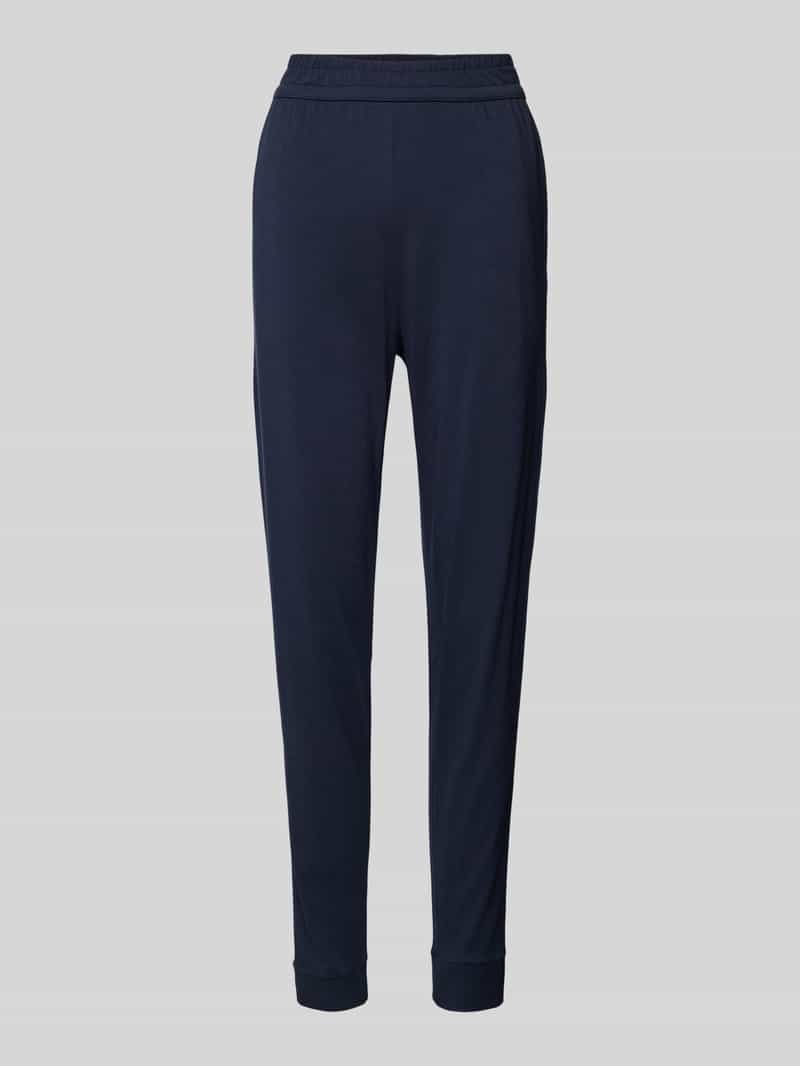 Relaxed fit sweatpants met deelnaden