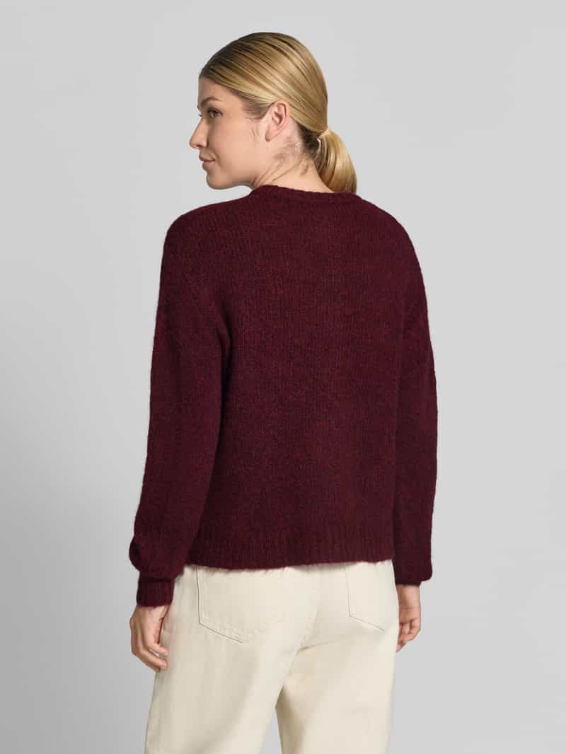 b.Young Cardigan met alpacagehalte en ronde hals model 'OTIA'