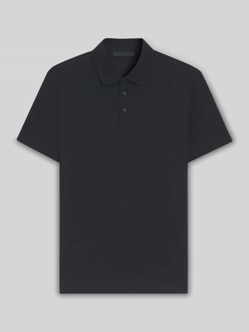 Boss Regular fit poloshirt van een mix van katoen en zijde model 'PARRIS' BECKHAM x