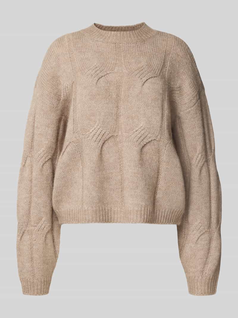 Pieces Relaxed fit gebreide pullover met wol model 'JENNA'