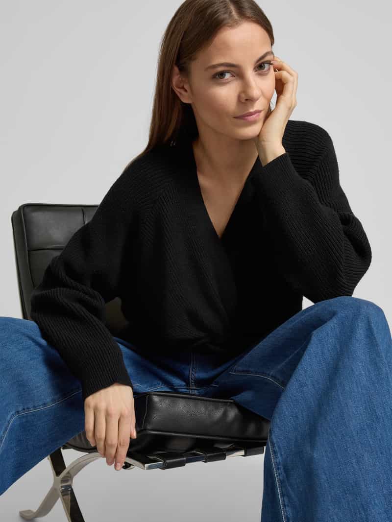 MSCH Copenhagen Gebreide pullover in wikkellook model 'Tatina'