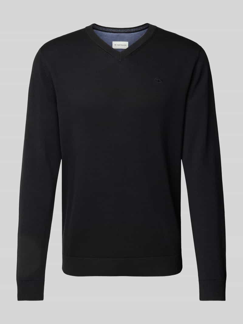 Tom Tailor Regular fit gebreide pullover van zuiver katoen