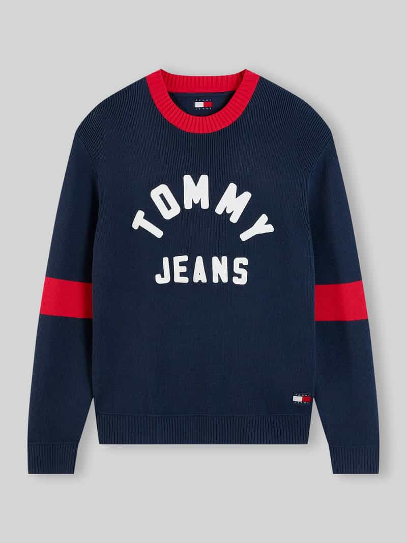 Tommy Jeans Regular fit pullover van pure katoen model 'NEW CLASSICS'