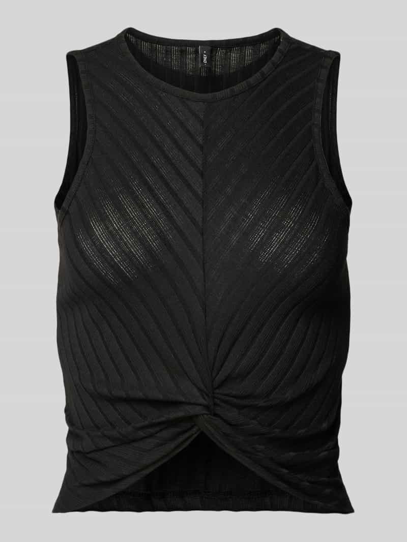 Only Tanktop met vetersluiting model 'SANDY'