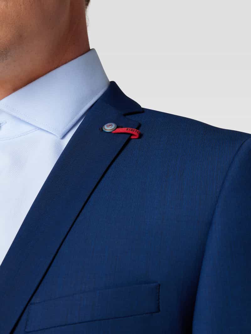 CG Club of Gents Slim fit colbert met twee knopen en stretch