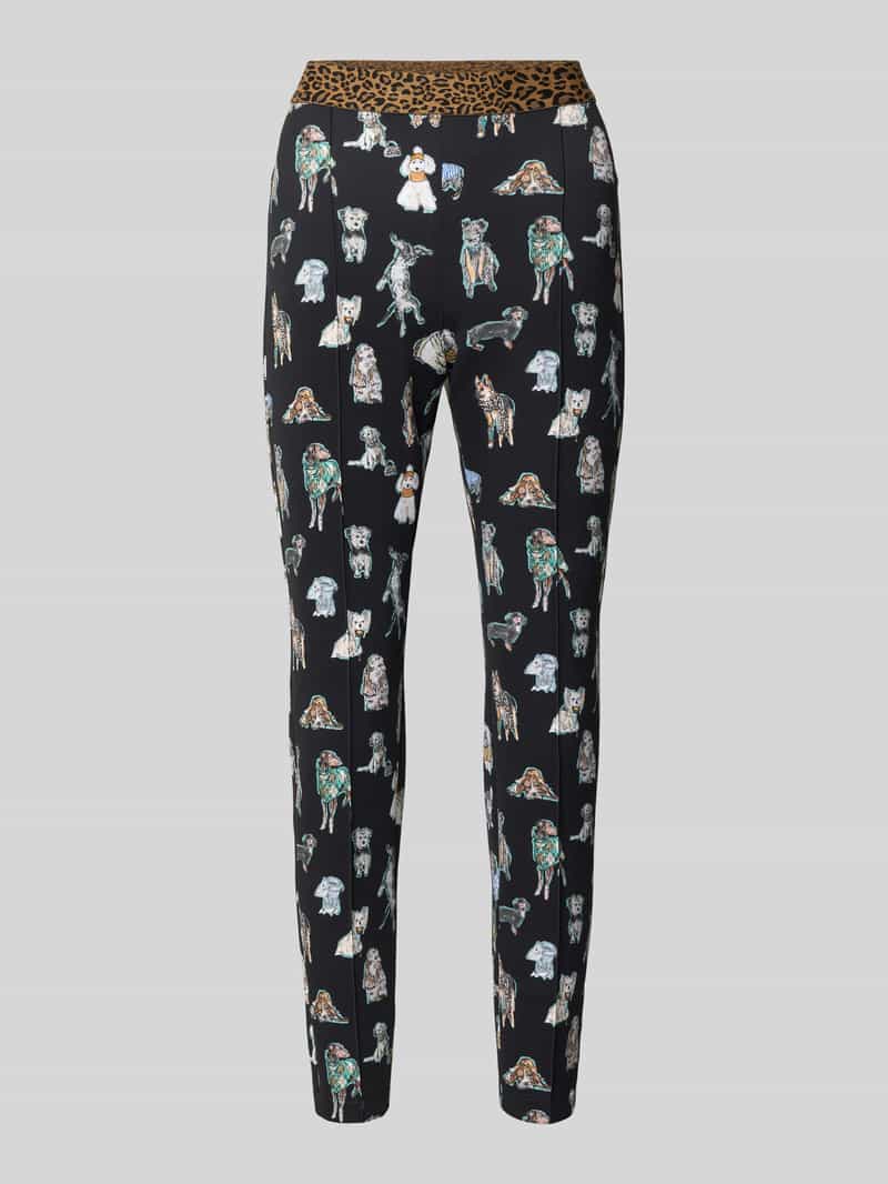 Marc Cain Stoffen broek met elastische band