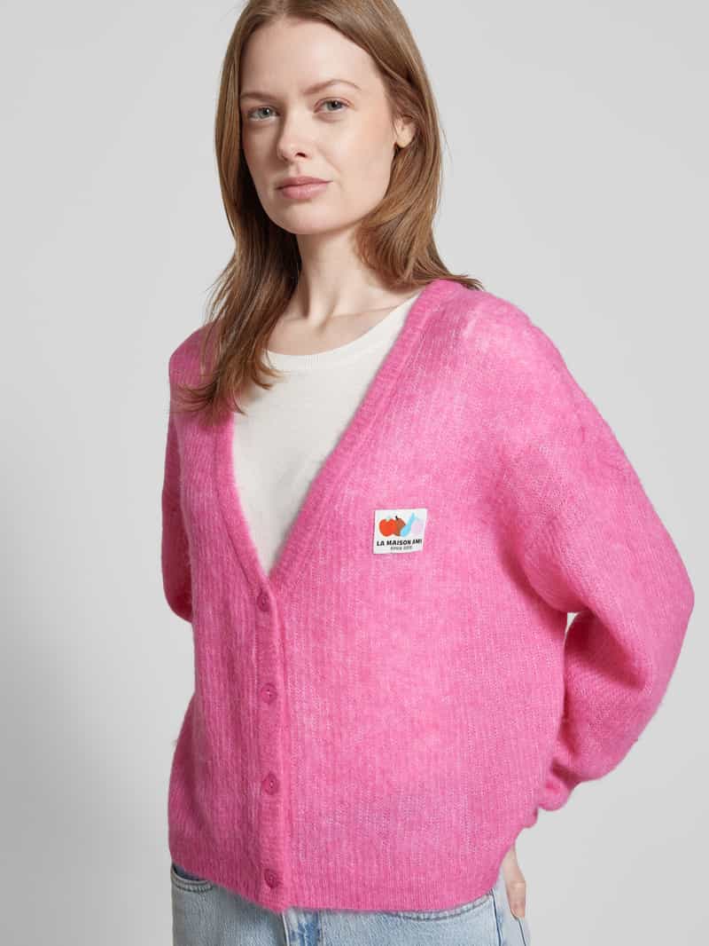 American vintage Oversized gebreid jack in wolmix model 'NENYBAY'