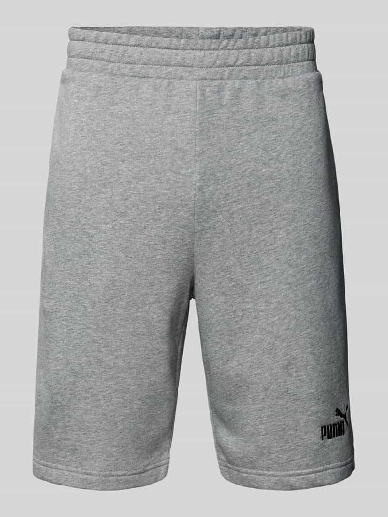 PUMA PERFORMANCE Regular fit sweatshorts met labelstitching model 'ESS No. 1'