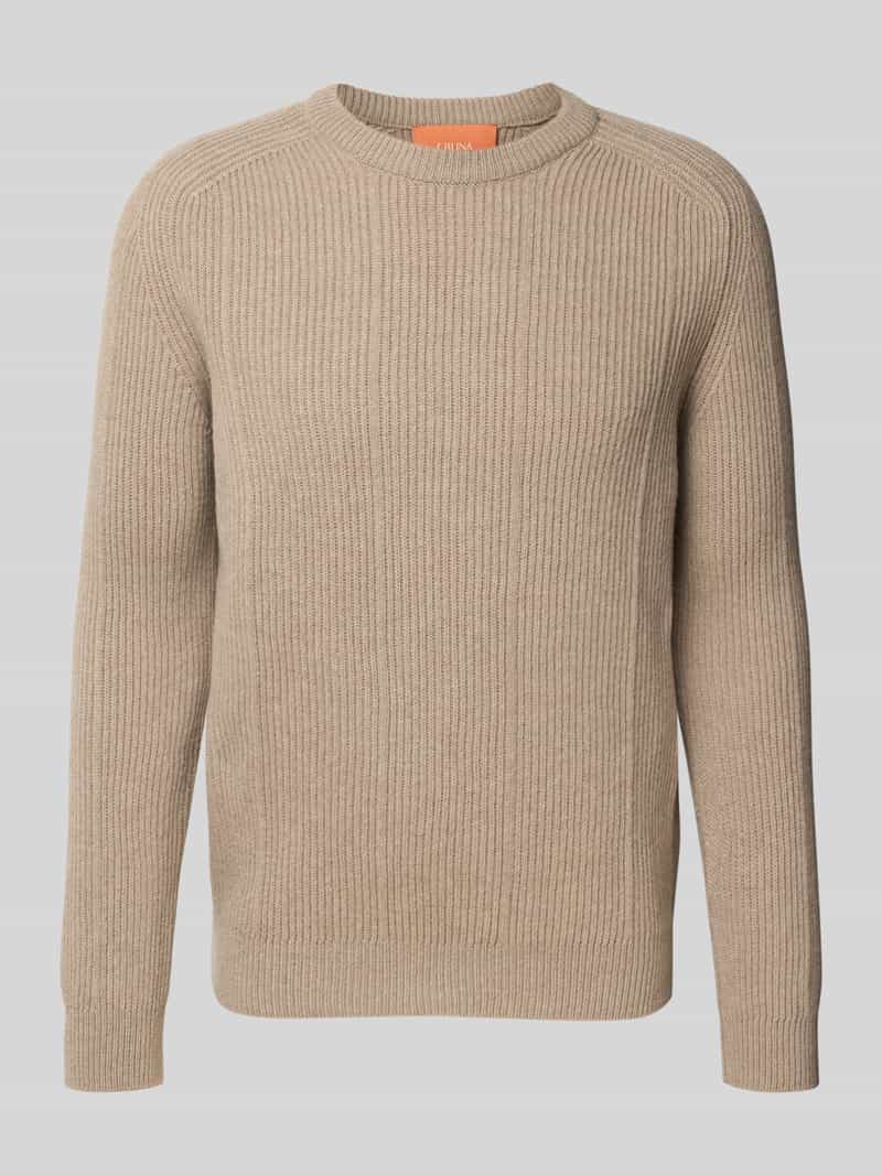 Cruna Gebreide pullover van wol model 'Fuji'