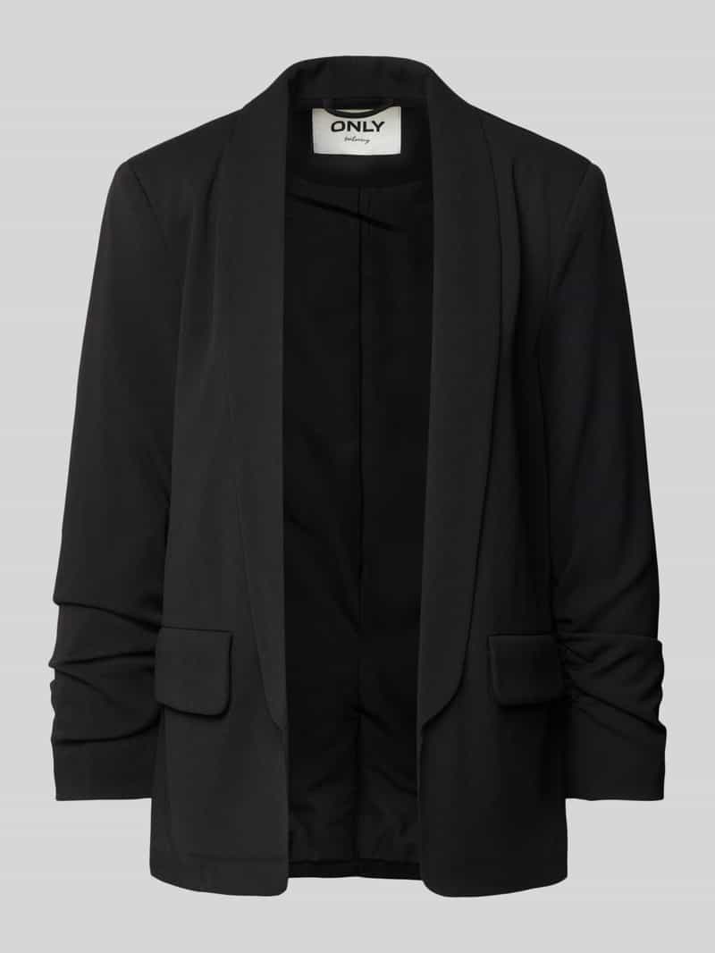 Only Regular fit blazer met geplooide 3 4-mouwen model 'LEVI LIFE'