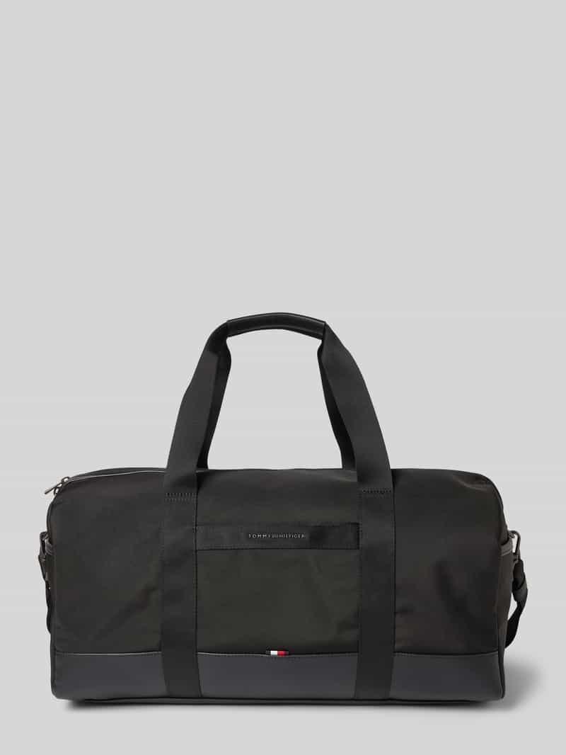 Tommy Hilfiger Weekendtas met labelopschrift van metaal